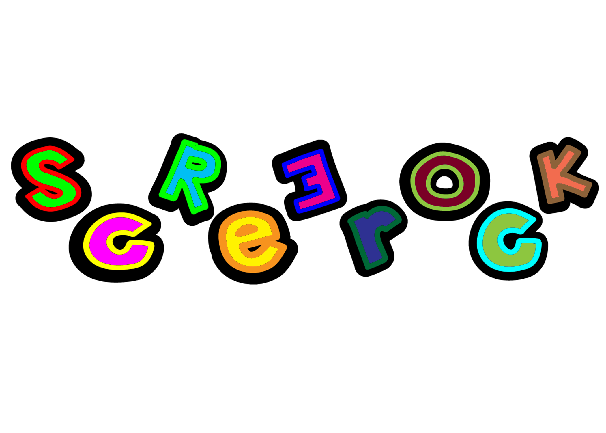 Screerock colourful logo